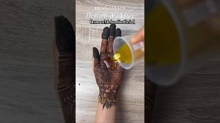 Mehndi ki colour just say wow shorts mehndi henna design darkstain trending youtubeshorts [upl. by Nailuj425]