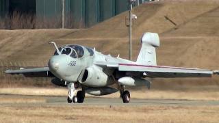 VAQ136 EA6B NF502 Takeoff NAF Atsugi 厚木基地 [upl. by Enrol]