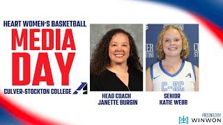 Culver Stockton College Heart Womens Basketball Media Day [upl. by Krenek729]