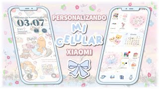 ੈ✩‧₊˚ Personalizando mi celular desde cero 🌸 Xiaomi ׂׂૢ [upl. by Thorpe]