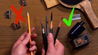 5 Pencil Sharpening Techniques for Pros [upl. by Luaped]