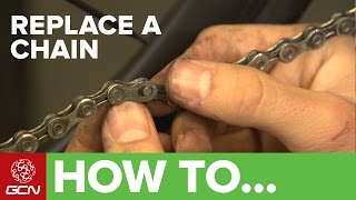 How To Replace A Bicycle Chain [upl. by Marabelle454]