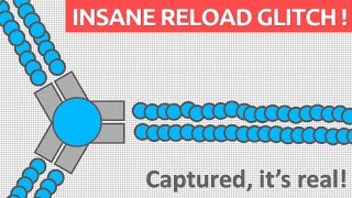 INSANE RELOAD GLITCH CAPTURED Diepio Reload Glitch on August 13th CRAZY Gameplay [upl. by Nyrad495]