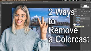 Two 1Click Ways to EASILY REMOVE a Colorcast Using Photoshop [upl. by Crawford]