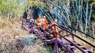 High Mountain Temple Wat Chaloem Phra Kiat A Motorcycle amp Hiking Trip Lampang Province Thailand 4K [upl. by Rhu]