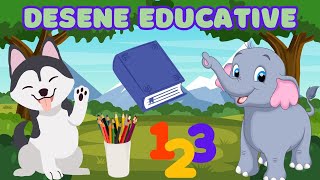 Desene Educative 🔴Culori🔵 1️⃣Numere2️⃣ 🅰Litere🅱 ✏️Diferite Obiecte🔎 [upl. by Papst]