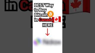 BEST Way to Buy Bitcoin in Canada [upl. by Danete]