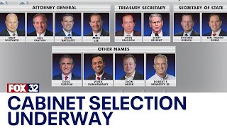 Presidentelect Trump begins cabinet selection [upl. by Aisela493]