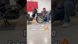 🔥 The Perfect Workhorse”  Tvs xl 100 heavy Duty Exhaust Sound tvsxl100bs6 BikesHunt [upl. by Lemej609]