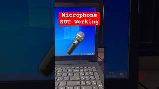 Microphone Not Working on Windows 10 laptoprepair [upl. by Sonny489]