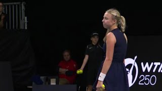 Anett Kontaveit vs XIYU Wang Live Tennis Coverage Tallinn Estonia WTA 250 [upl. by Notsek268]