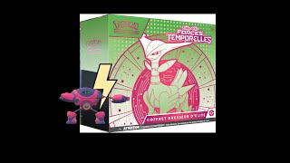 Ouverture Coffret Pokemon ETB Forces Temporelles EV05 [upl. by Adnolrehs77]