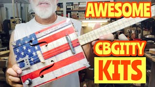 Cigar Box Guitar  FULL COMPLETE KITS from CBGITTY 😎 [upl. by Aracaj]