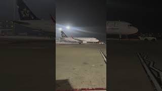 star airlines delhiairport goodmorning shortvideo viralyoutubevideo 🌄🌄✈️✈️✈️✈️ [upl. by Epoillac]