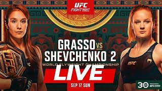 Noche UFC POSTFIGHT PRESS CONFERENCE Alexa Grasso vs Valentina Shevchenko  LIVE STREAM [upl. by Lisette898]