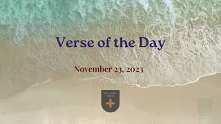 Bible Verse of the Day  November 23 2023 verseoftheday dailybibleverses bible [upl. by Em]