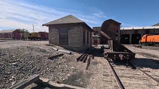 Nevada northern railway walk around the yard several short videos [upl. by Dobb186]