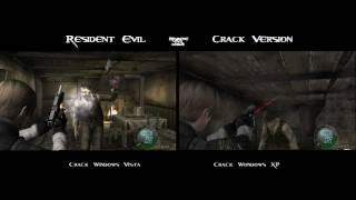 Resident Evil 4 Biohazard Crack Windows Vista vs Crack Windows XP [upl. by Everard]