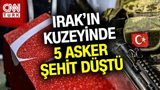 SON DAKİKA 🚨  MSB Acı Haberi Duyurdu Kuzey Irakta 5 Asker Şehit Düştü 8 Asker Yaralandı [upl. by Dion]