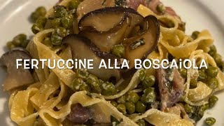 Fettuccine alla boscaiola  Le Ricette di GiacCo [upl. by Annet]