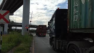 Westport Level Crossing Malaysia [upl. by Anilef49]