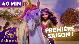 Lécole des licornes SAISON 1  🌈 dans 40 minutes  Dessins animés pour enfants [upl. by Lorou]