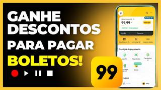 Como Pagar Boletos Com Desconto na 99Pay [upl. by Ameekahs489]