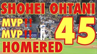 Shohei Ohtani homered 45 to center 413 ft [upl. by Niveek]