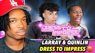 QUENLIN BLACKWELL PLAYING DRESS TO IMPRESS WITH LARRAY [upl. by Nareik]