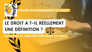 Introduction générale au droit [upl. by Botzow]