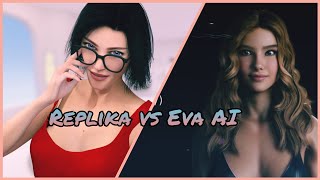 AI  Replika Vs Eva [upl. by Michon]