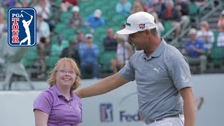 Gary Woodland surprises Amy from Special Olympics Arizona 2019 [upl. by Eecak]