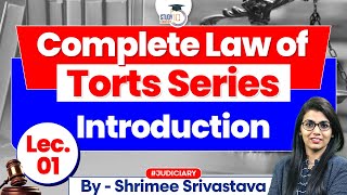 Law of Torts  Lecture 1  Introduction  LLB  BALLB [upl. by Perry]