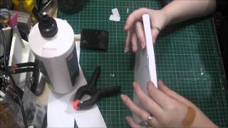 Bookbinding Tutorial Part 3B  gluing your signatures Continued [upl. by Yand358]