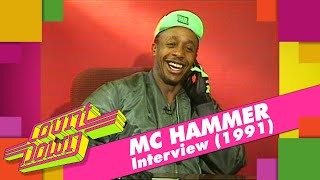 MC Hammer about the alleged rivalry between him and Vanilla Ice Countdown 1991 [upl. by Jennine]