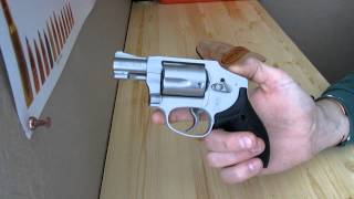 Smith and Wesson 642 Airweight J Frame Crimson Trace Laser Grips [upl. by Deevan616]