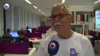 Schoolkinderen Burgum in actie voor Friese Google Translate [upl. by Ecinrev853]