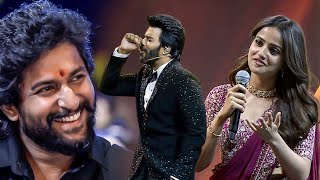 Nanis epic reaction to Sudigali Sudheers funny proposal to Vaishnavi Chaitanya on SIIMA 2024 stage [upl. by Aihsercal]