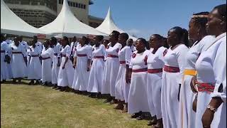 Maisha Yangu by Anastacia Muema Live performance St Patricks Choir Ngata [upl. by Tiebold]