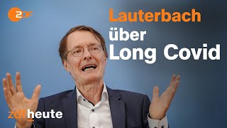 Live Pressekonferenz mit Lauterbach zu Long Covid [upl. by Freeland]