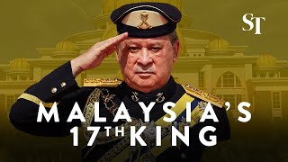 Sultan Ibrahim Iskandar Johor’s outspoken ruler sworn in as Malaysia’s 17th king [upl. by Lilhak798]