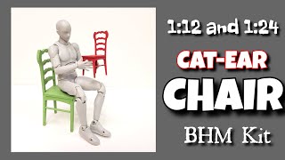 CatEar Chair Kit Instructions  BHM Dollhouse Kits [upl. by Aneehc]