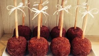 como hacer paletas de manzanas cubiertas con tamarindo [upl. by Elum]