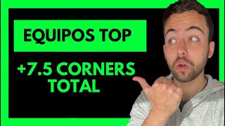 MÁS 75 Tiros De Esquina  Equipos 100 Rentables [upl. by Nnaecyoj]