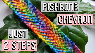 FISHBONE CHEVRON CC  Friendship Bracelets [upl. by Nomed]