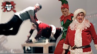 Violent night fight Man attacks Santa  FT Ginger Ninja Trickster [upl. by Kean]