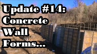 44  I Set The Concrete Forms For The Walls Basement [upl. by Schwing]