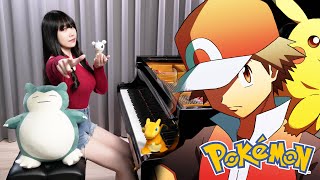 Pokémon「Trainer Red Theme」Rus Piano Cover  Pokémon Gold amp Silver Battle Theme [upl. by Swithin]