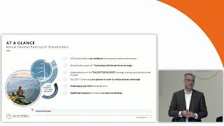 Salzgitter AG  Speech by the CEO to the Annual General Meeting of the shareholders 2024 [upl. by Akined]