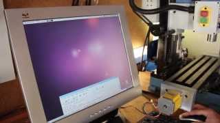 LinuxCNC with USB controller  Qjoypad [upl. by Sherrie]